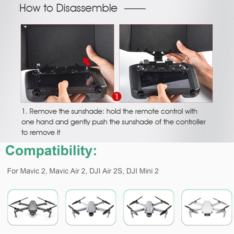 STARTRC 1109898 帶屏遙控器屏幕遮光罩 遮陽罩  適用於DJI 御 Mavic 2 / 御 MavicAir 2 / Air 2S / Mini 2