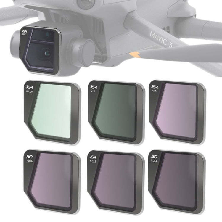 用於大疆DJI御Mavic3 KB-6IN1 MCUV+CPL+ND8+ND16+ND32+ND64濾鏡