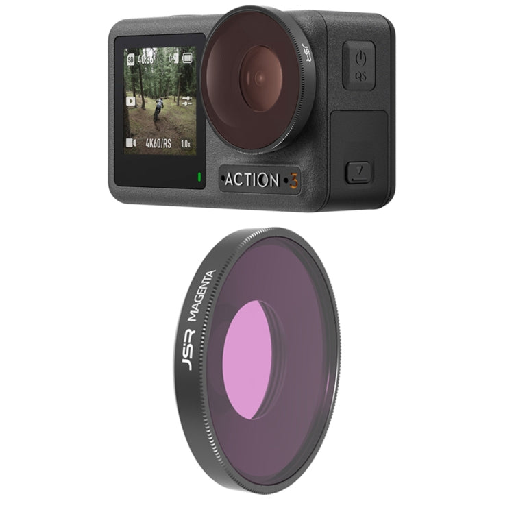 JSR 適用於DJI Osmo Action 3運動相機潜水濾鏡