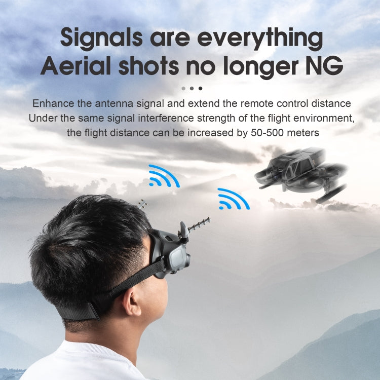 STARTRC適用於大疆DJI Avata Goggles 2眼鏡增程八木天線信號增強器