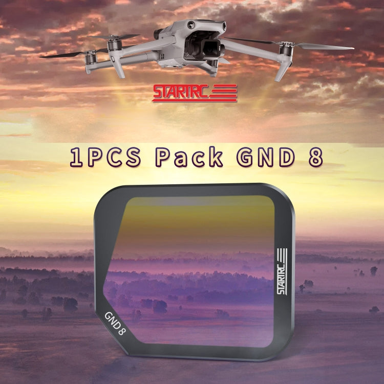 STARTRC 適用於大疆 DJI Mavic 3 Classic 青春版濾鏡單個裝 GND 8