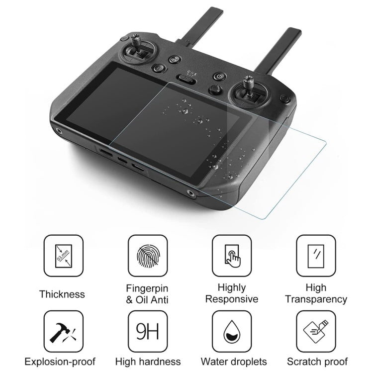 適用於DJI大疆Mavic 2 無人機遙控器屏幕鋼化膜