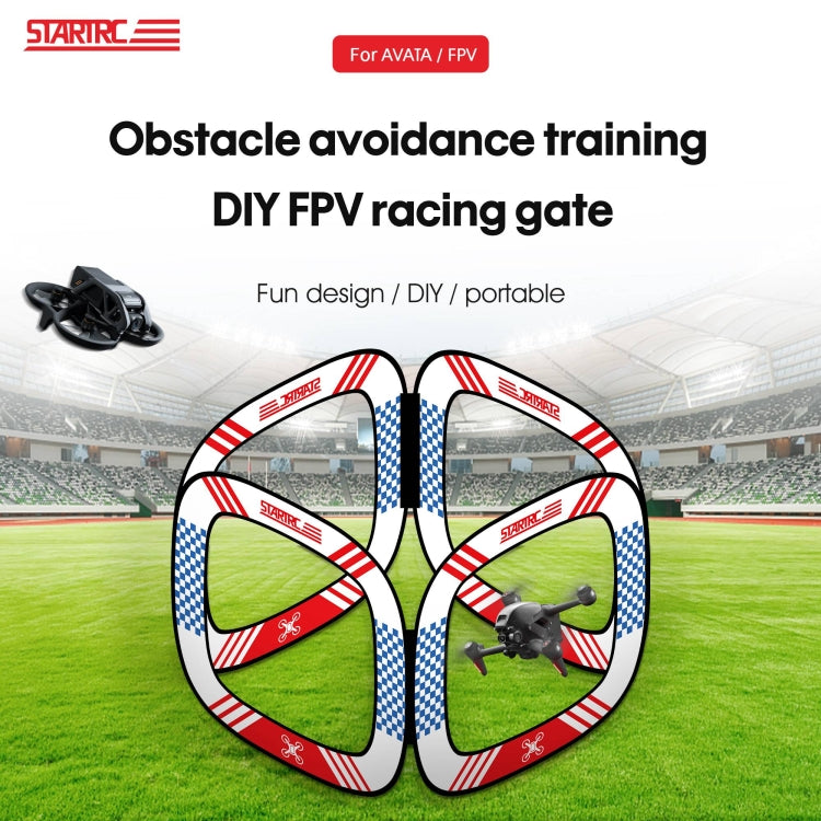 STARTRC  5片組合 適用於DJI 大疆無人機競賽/FPV練習賽道避障訓練方形龍門 DIY組合競賽趣玩穿越門