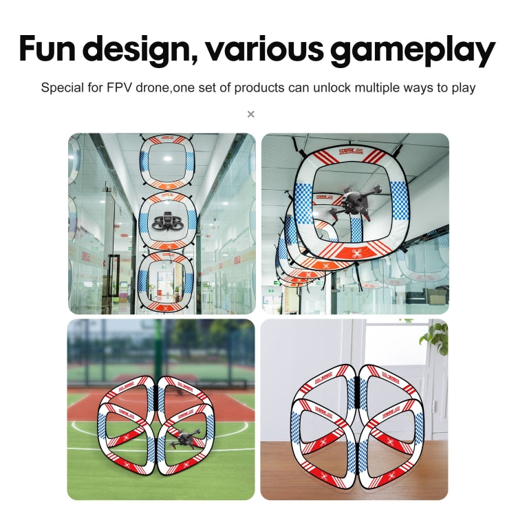 STARTRC  5片組合 適用於DJI 大疆無人機競賽/FPV練習賽道避障訓練方形龍門 DIY組合競賽趣玩穿越門