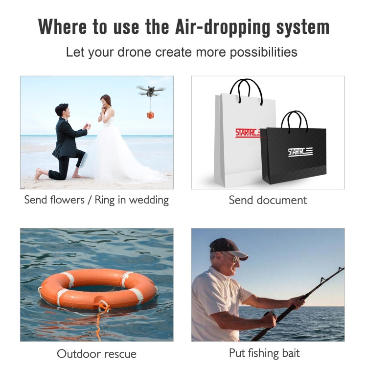 STARTRC 1116632適用於DJI 大疆Mini 3 / Mini 3 Pro 投放器專用投放器空中拋物器