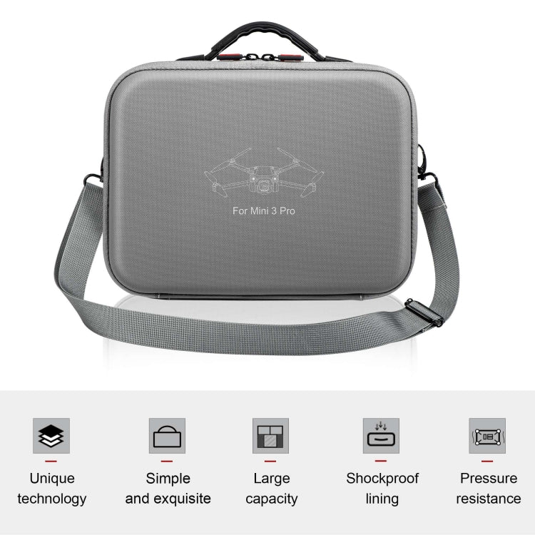 STARTRC 適用於DJI 大疆 Mini 3 Pro / DJI RC帶屏遙控器手提斜挎包收納包一體成型