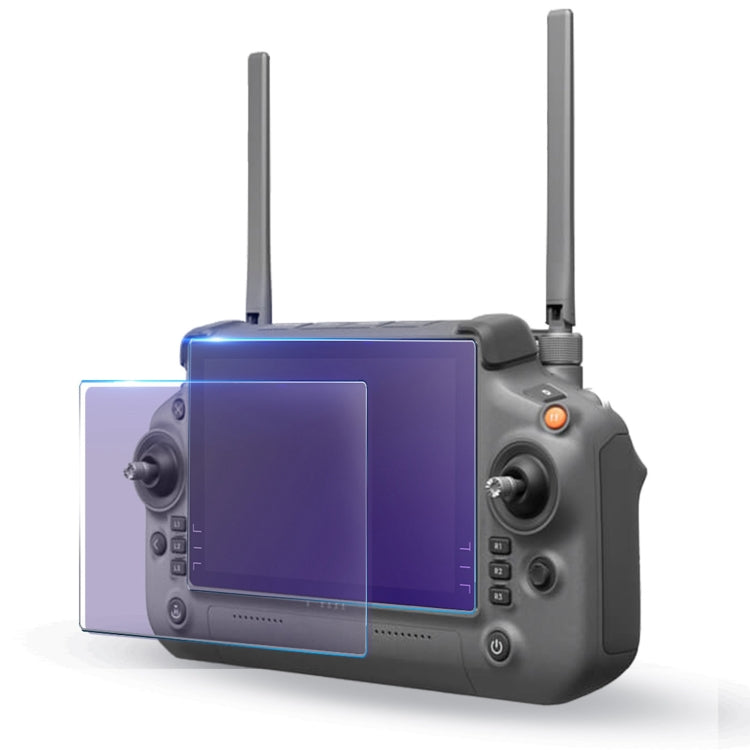 STARTRC 2片裝  適用於DJI RC Plus帶屏遙控器 磨砂紫光護眼鋼化膜防爆膜
