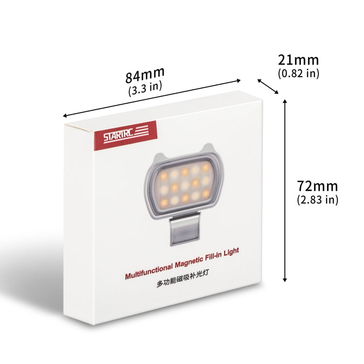 STARTRC 多功能通用貓耳朵磁吸補光燈 適用於DJI 手持雲台OM6/OM SE/OM 5/OM4 SE