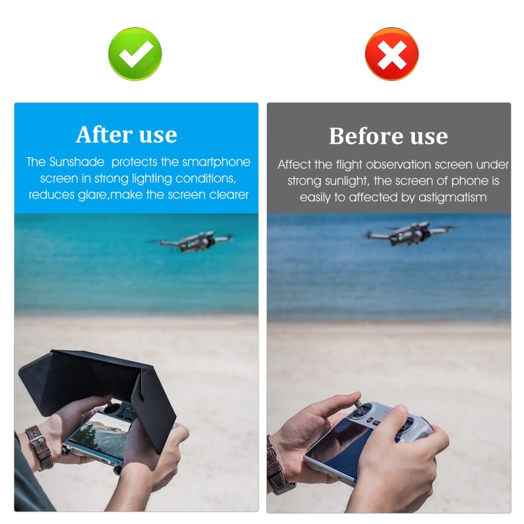 STARTRC 適用於DJI Mini 3 Pro專用遙控器 可摺疊遮陽遮光罩
