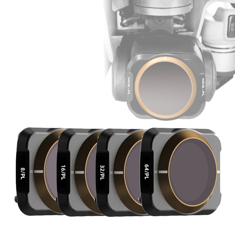 適用於大疆御MAVIC Air 2 御MAIR2 GB-4IN1 ND8-PL+ND16-PL+ND32-PL+ND64-PL濾鏡