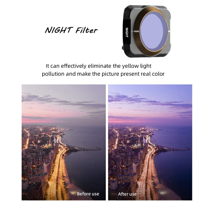 適用於大疆御MAVIC Air 2 御MAIR2 GB-8IN1 UV+CPL+ND8+ND16+ND32+ND64+抗光害+STAR濾鏡