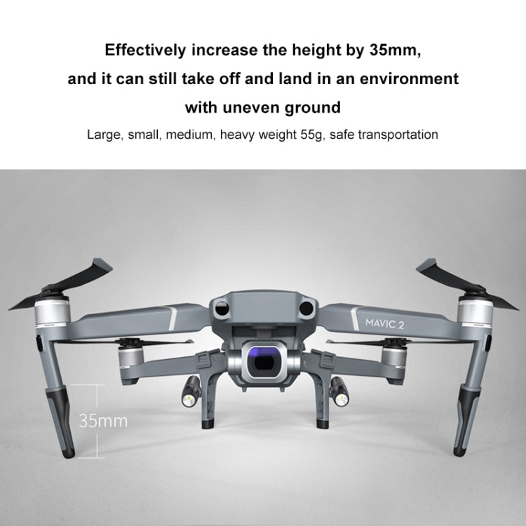 PGYTECH P-HA-030 LED夜航燈減震起落高腳架適用於大疆DJI Mavic 2