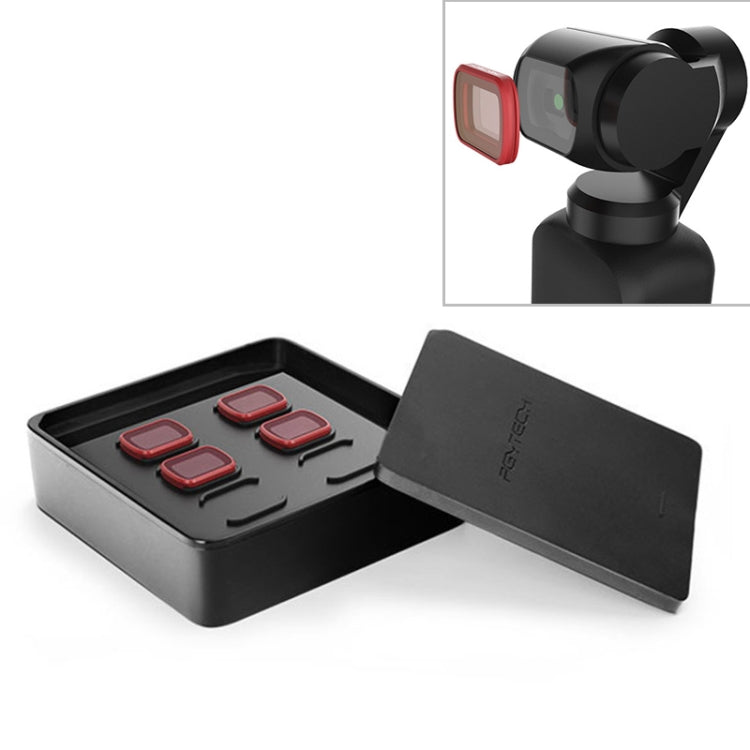 4 PCS PGYTECH P-18C-013 ND減光 有色潜水濾鏡 專業版 適用於DJI Osmo Pocket大疆口袋靈眸