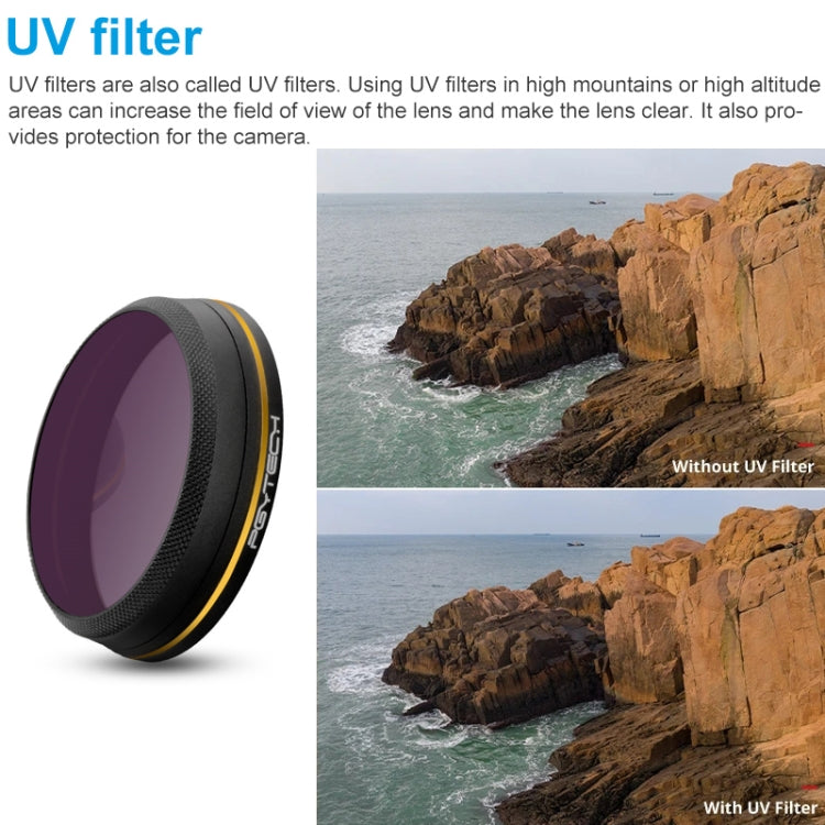 PGYTECH X4S-MRC UV濾鏡 適用於DJI大疆悟Inspire 2/X4S