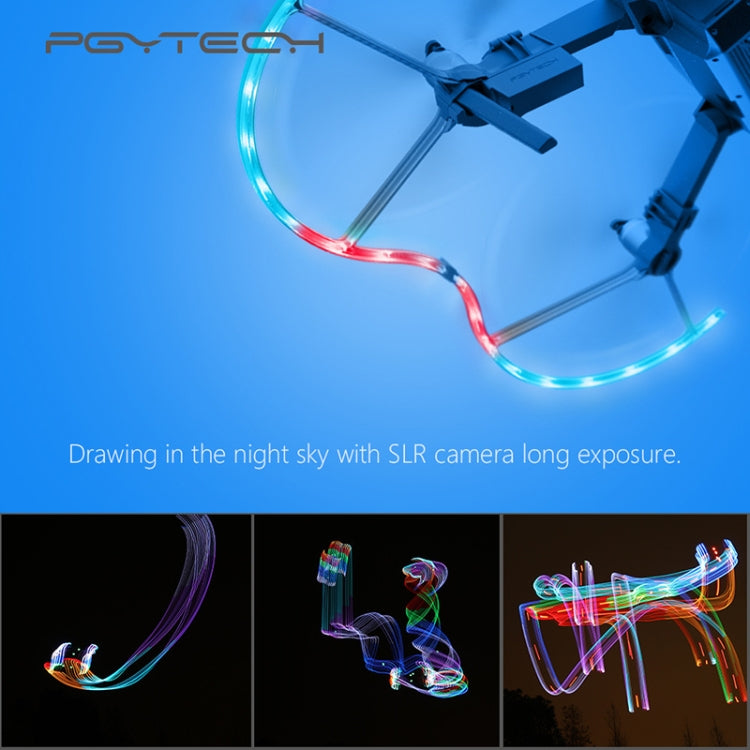 PGYTECH P-MA-124 專用LED彩燈槳恭弘=叶 恭弘保護罩適用於DJI Mavic Pro