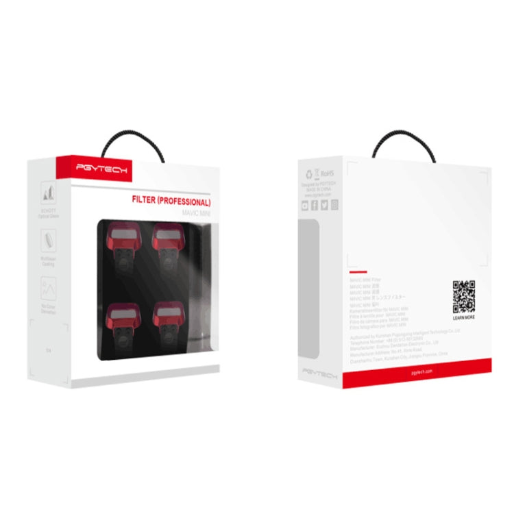 4 PCS PGYTECH P-12A-019 ND8/16/32/64減光濾鏡套裝 適用於DJI大疆御Mavic Mini