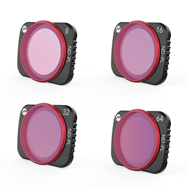 4 PCS PGYTECH P-16A-035 NDPL8/16/32/64濾鏡 適用於DJI大疆御Mavic Air 2