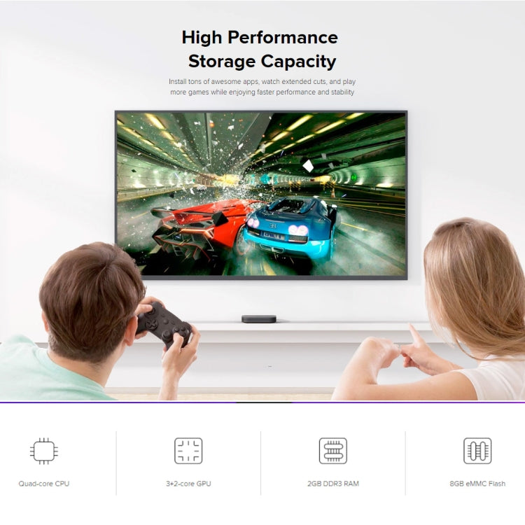 Xiaomi TV Box S 2nd Gen 4K超清谷歌TV帶谷歌遙控播放器  歐版