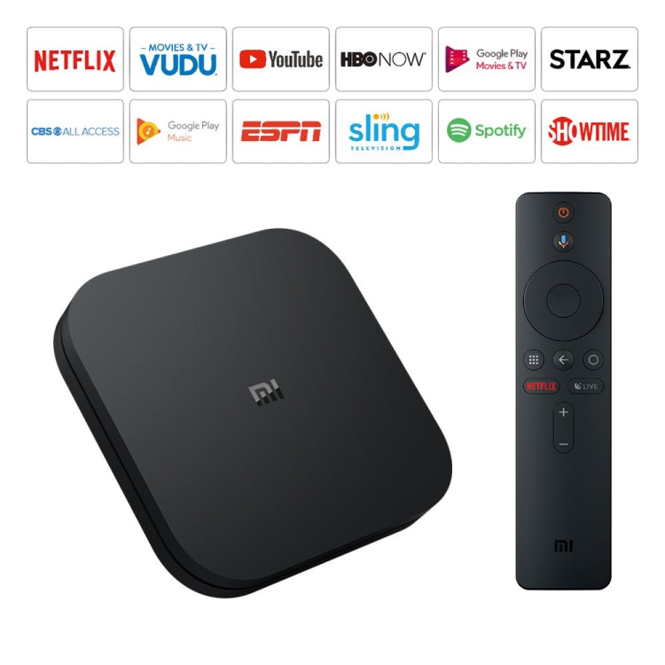 Xiaomi TV Box S 2nd Gen 4K超清谷歌TV帶谷歌遙控播放器  歐版