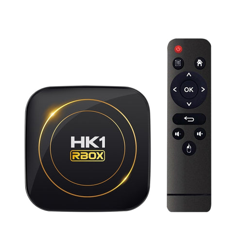 HK1 RBOX-H8S 4K超清安卓12.0智能網絡機頂盒帶遙控 Allwinner H618四核, 4GB+64GB