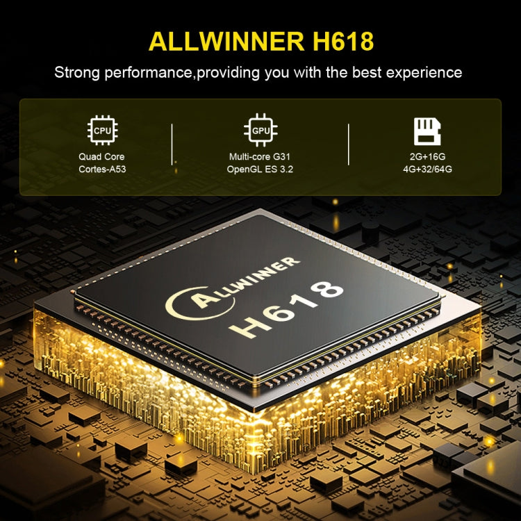 HK1 RBOX-H8S 4K超清安卓12.0智能網絡機頂盒帶遙控 Allwinner H618四核, 4GB+64GB