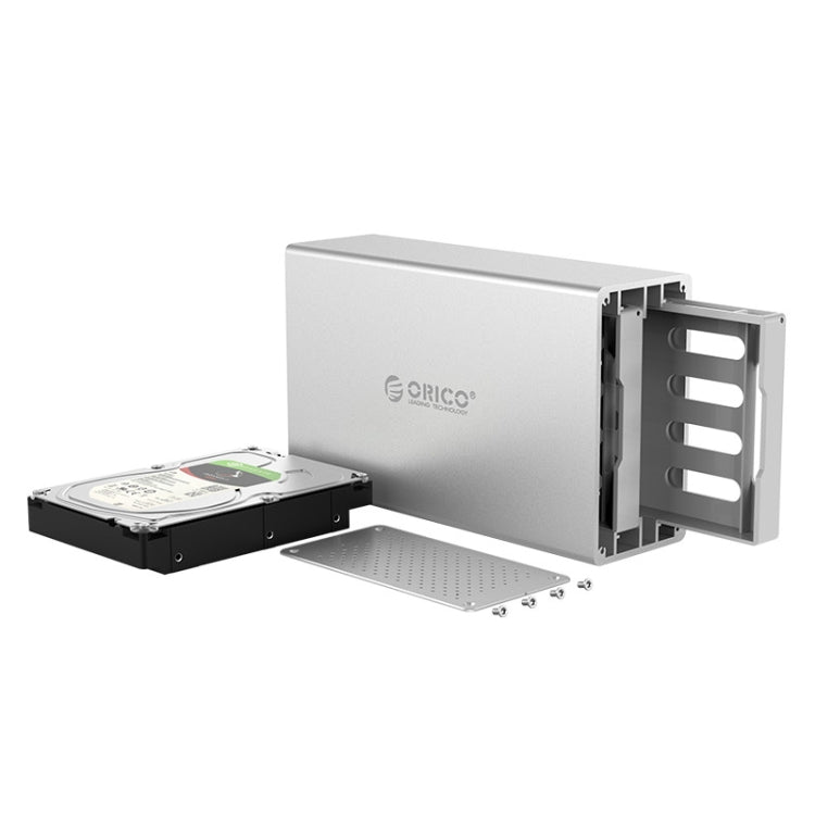 ORICO 蜂巢系列 WS200RU3 SATA 3.5英寸 20TB USB3.0 雙盤位鋁合金移動硬盤/固態硬盤盒帶陣列功能