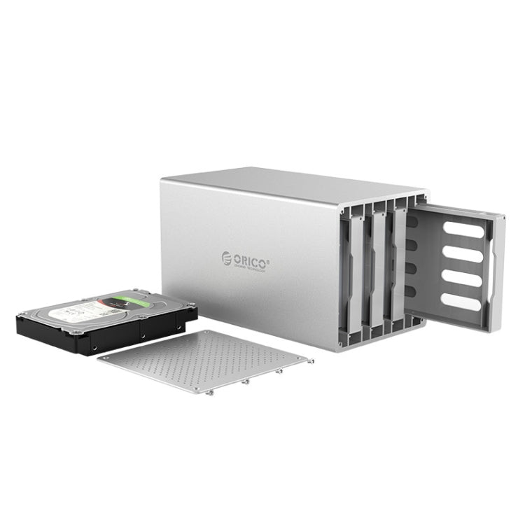 ORICO 蜂巢系列 WS400RC3 SATA 3.5英寸 40TB Type-C 4盤位鋁合金移動硬盤/固態硬盤盒帶陣列功能