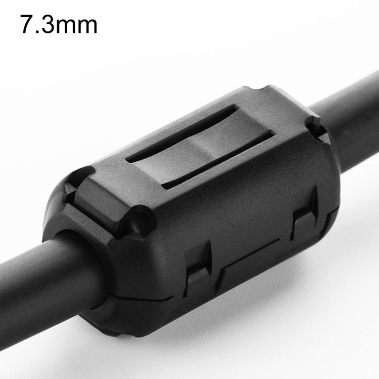 綠聯 圓形音響視頻線 可拆卸卡扣式濾波抗干擾磁環，直徑：7.3mm