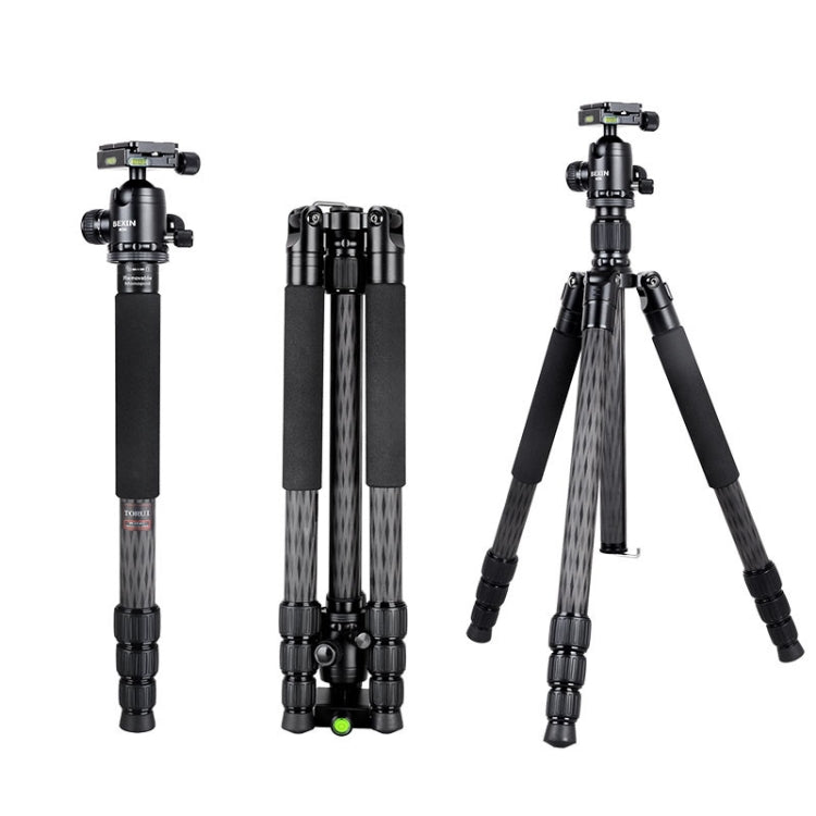 BEXIN W284C H36 碳纖維專業攝影三腳架 適用於單反相機