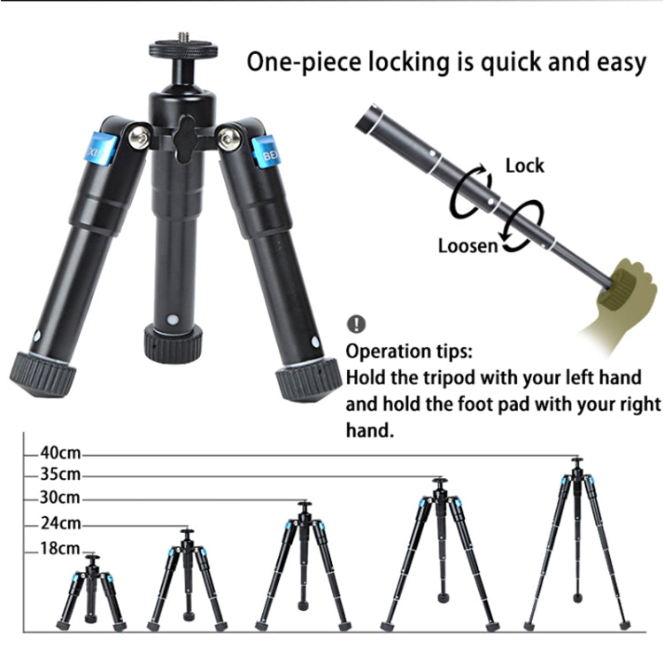 BEXIN MS15 多功能桌面迷你相機三角架 適用於單反相機和手機