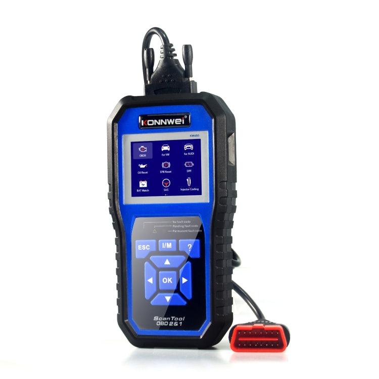 KONNWEI KW450 汽車2.8寸TFT彩屏電池檢測儀 支持2國語言/ 系統 XP WIN7 WIN8 WIN10