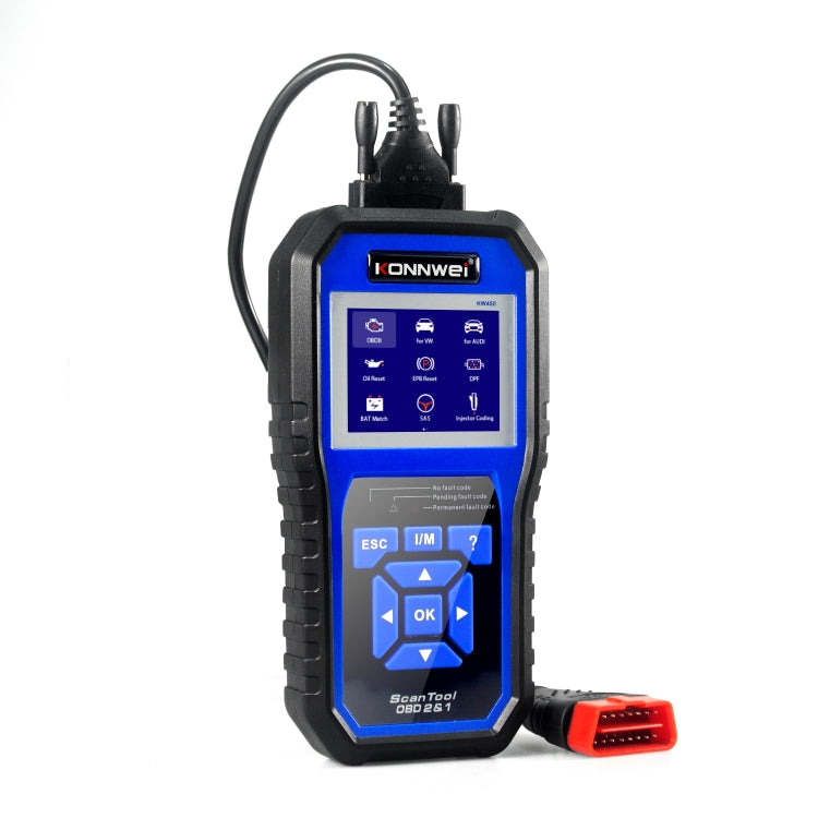 KONNWEI KW450 汽車2.8寸TFT彩屏電池檢測儀 支持2國語言/ 系統 XP WIN7 WIN8 WIN10