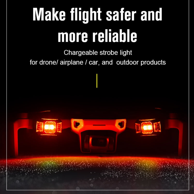 STARTRC 1109184 無人機通用可充電七彩爆閃燈信號燈機臂燈 適用於DJI FPV / Mini 2 / Mavic Air 2