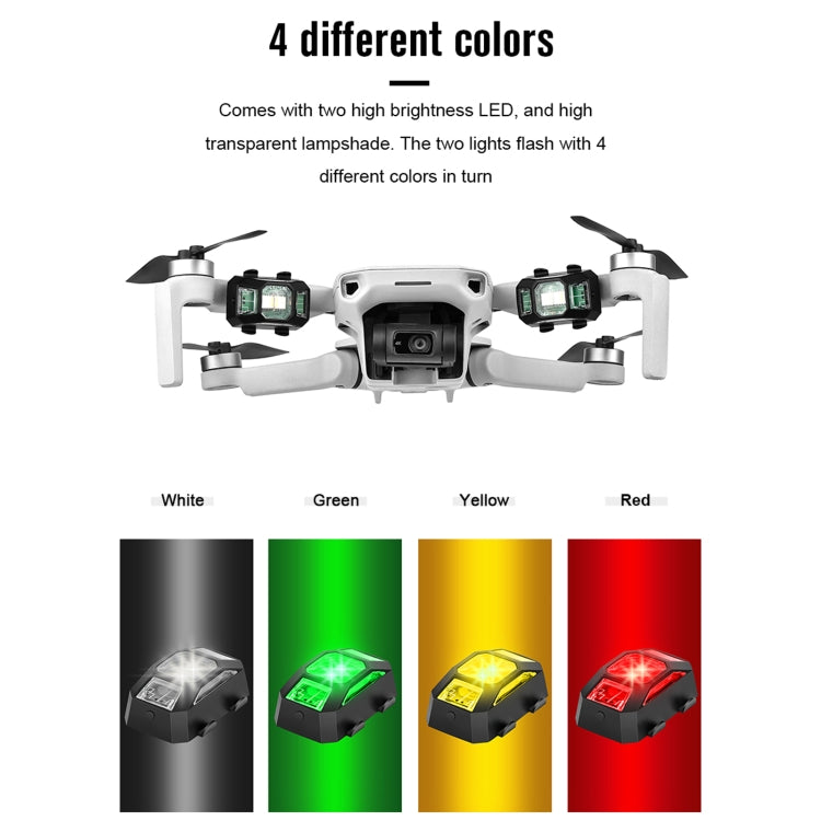 STARTRC 1109184 無人機通用可充電七彩爆閃燈信號燈機臂燈 適用於DJI FPV / Mini 2 / Mavic Air 2