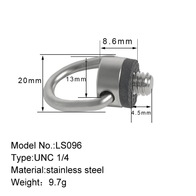 BEXIN LS096 2個一賣 C環帶膠墊1/4相機螺絲