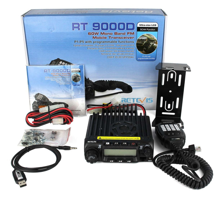 RETEVIS RT-9000D 66-88MHz 200頻道 8組加擾器 車載台