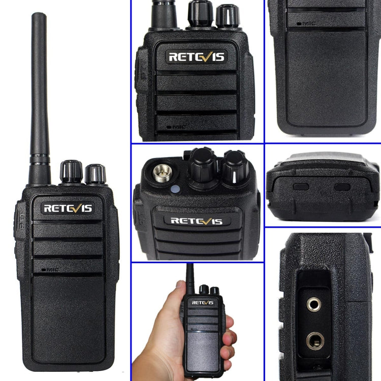 1對裝 RETEVIS RT21 2.5W 美頻400-480MHz 16頻道 手持對講機，美規