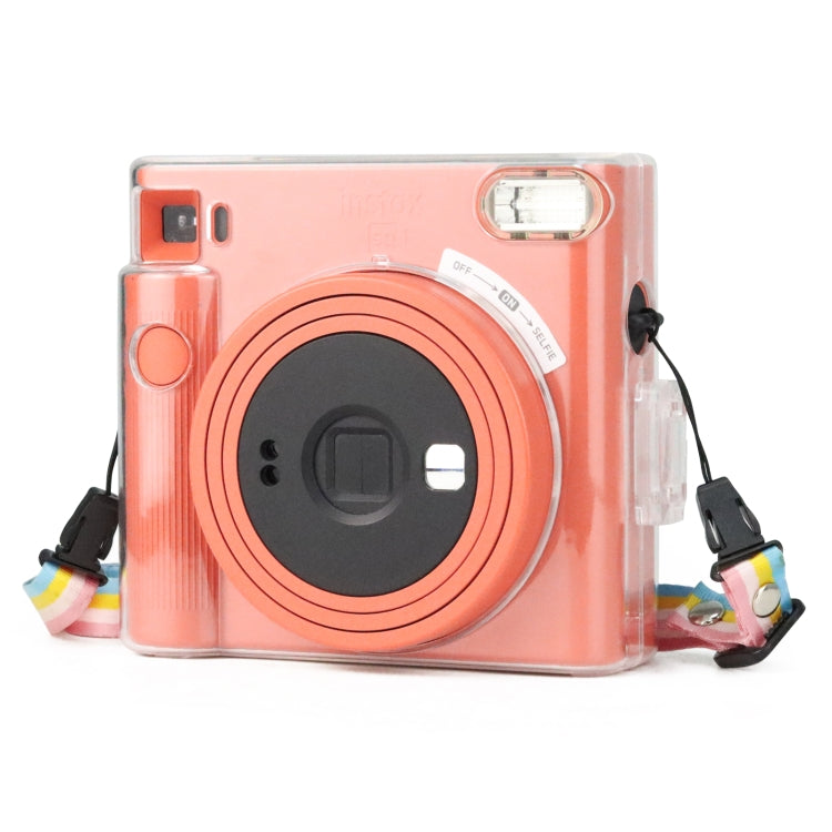 透明水晶相機包帶肩帶 適用於Fujifilm Instax Square SQ1