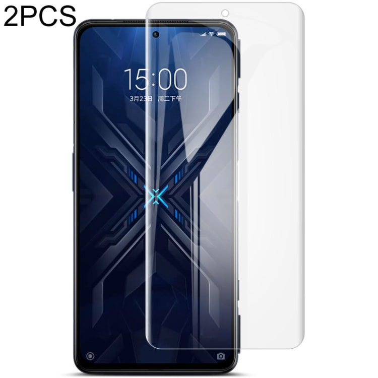 適用於小米 黑鯊 4 / 4 Pro 2片裝 艾美克 水凝盾3代 曲面全屏保護軟膜水凝膜前膜