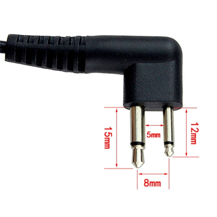 RETEVIS M 喉嚨PTT隱蔽聲管耳機揚聲器麥克風