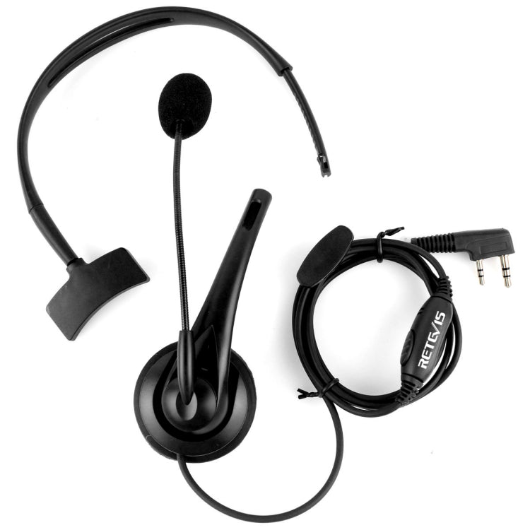 RETEVIS TK 2針PTT耳機麥克風 適用於H-777 / RT-5R / RT-5RV / RT-B6