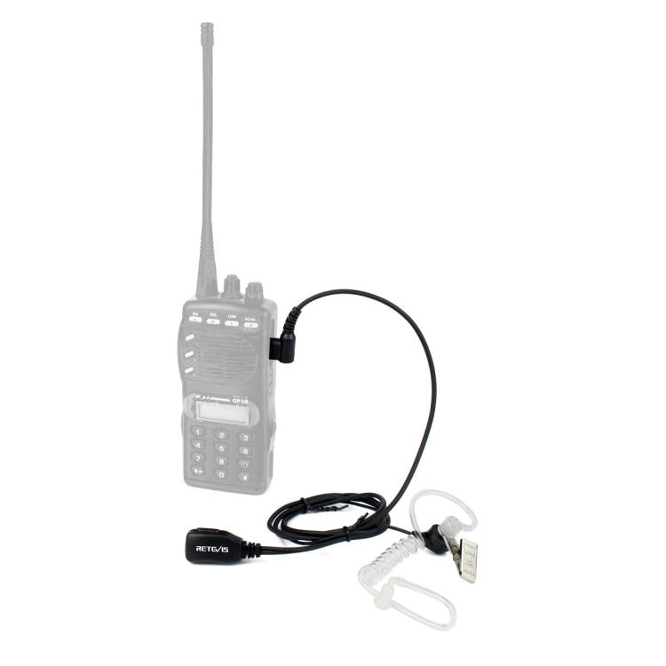 RETEVIS C9025 M 2 Pin PTT 空導降噪隱蔽聲管耳機