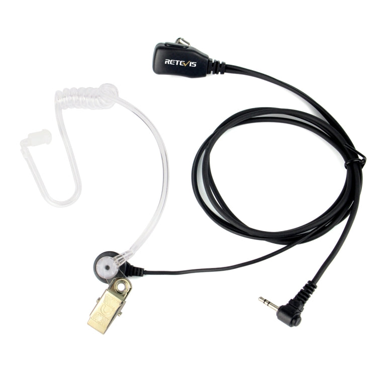 RETEVIS T-001 1 Pin PTT 空導降噪隱蔽聲管耳機 適用於摩托羅拉對講機 T6200C/T5800/7200/5720