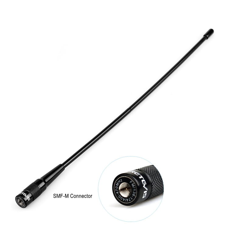 RETEVIS RHD-771 136-174+400-480MHz SMA-M 公頭雙段天線 適用於RT1/RT2/RT3 TYT MD-380/UV8000D