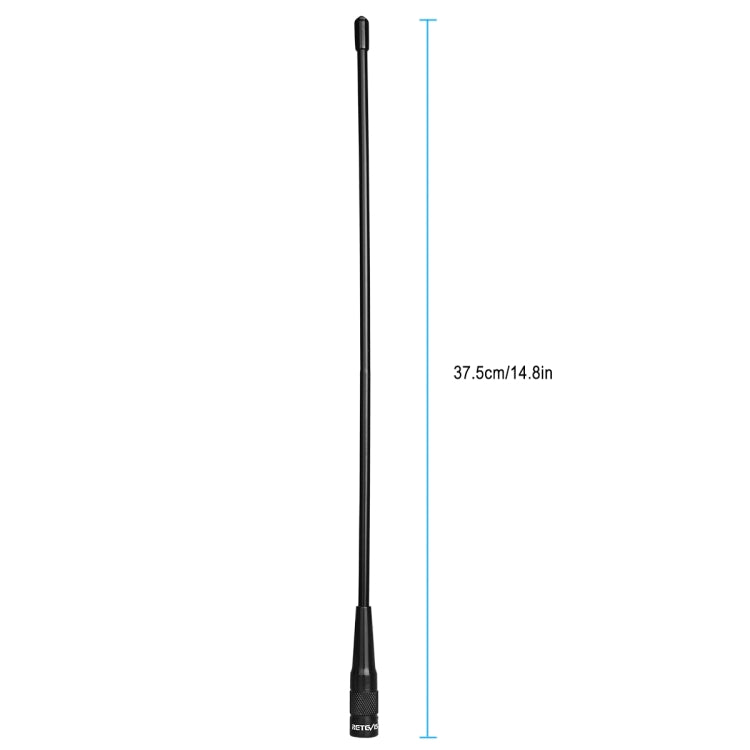 RETEVIS RHD-771 136-174+400-480MHz SMA-M 公頭雙段天線 適用於RT1/RT2/RT3 TYT MD-380/UV8000D
