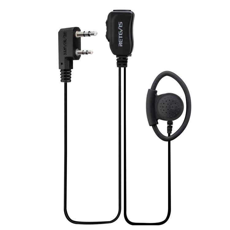 RETEVIS EEK012 可調輪廓大音量K頭雙針D型耳掛 適用於H-777/RT-5R/RT1/RT2/RT5 /888s/UV5R
