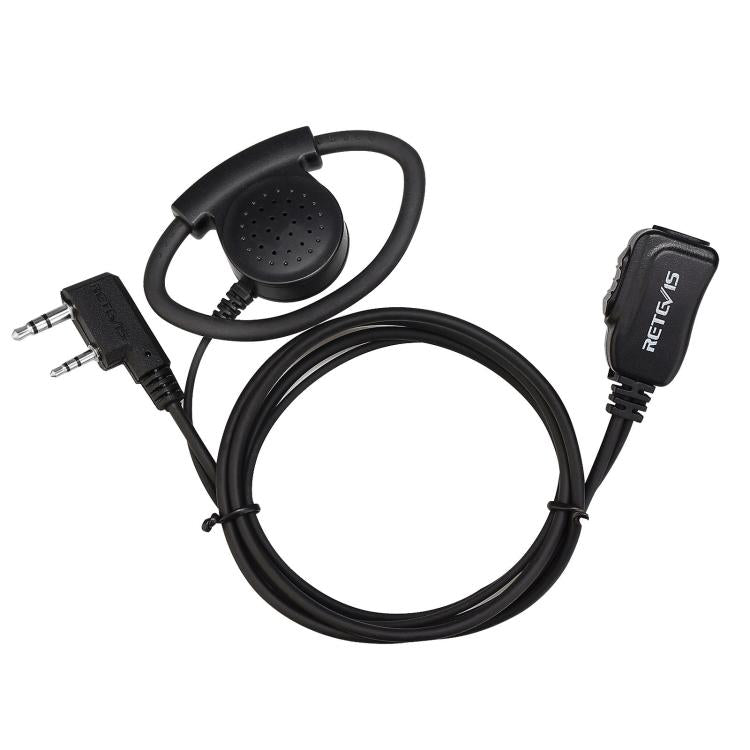 RETEVIS EEK012 可調輪廓大音量K頭雙針D型耳掛 適用於H-777/RT-5R/RT1/RT2/RT5 /888s/UV5R