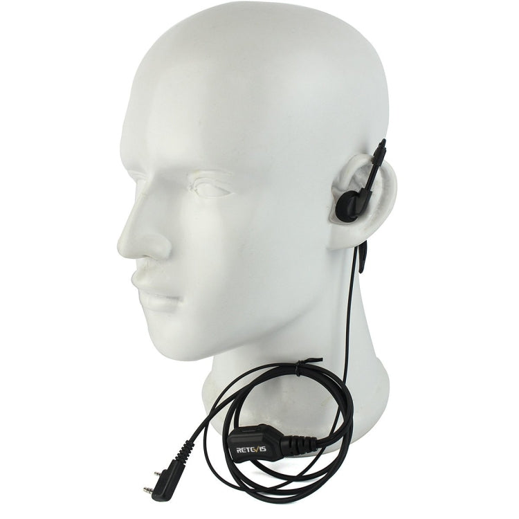 RETEVIS R-111 G型PTT可調聲音耳機麥克風 適用於H-777/RT-5R/RT1/RT2/RT5