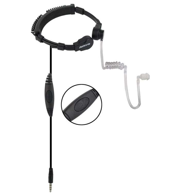 RETEVIS R-151 1 Pin 3.5mm接頭伸縮喉控耳機麥克風