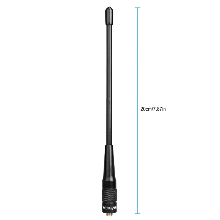 RETEVIS RHD-701 136-174+400-480MHz SMA-F 母頭雙段天線 適用於H-777/RT5/RT6/RT7/RT-5R/888s